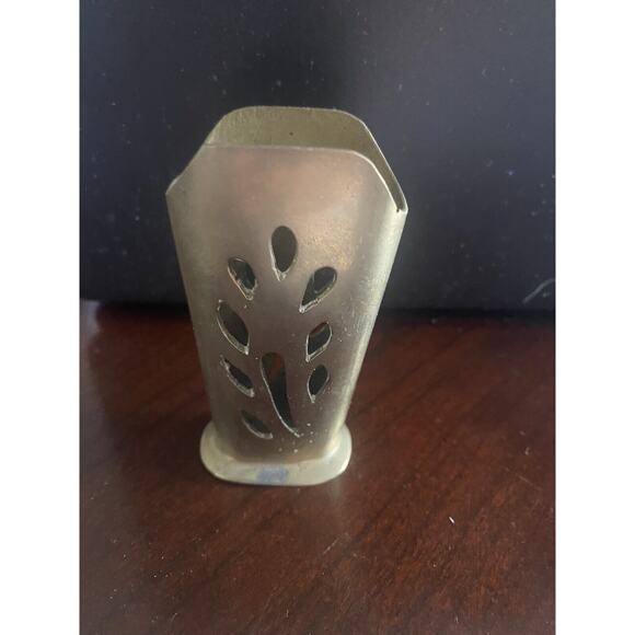 Brass Vase Mini 3 1/4 - Picture 1 of 4